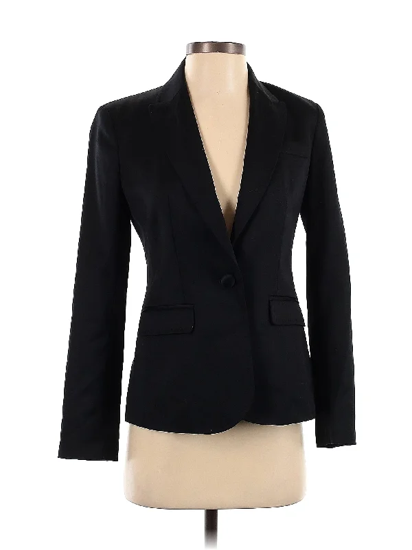 Wool Blazer Cotton Blend Blazer