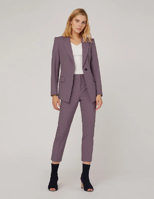 MARYLING Peak-Lapel Single-Breasted Blazer Women's Trendy Jacket
