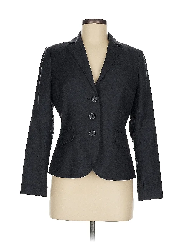 Wool Blazer Women's Leather Blazer