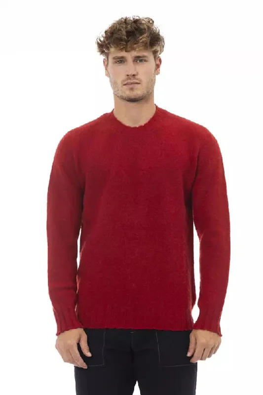 Red Wool Men Sweater Rayon Fabric Velvet Fabric Corduroy Fabric