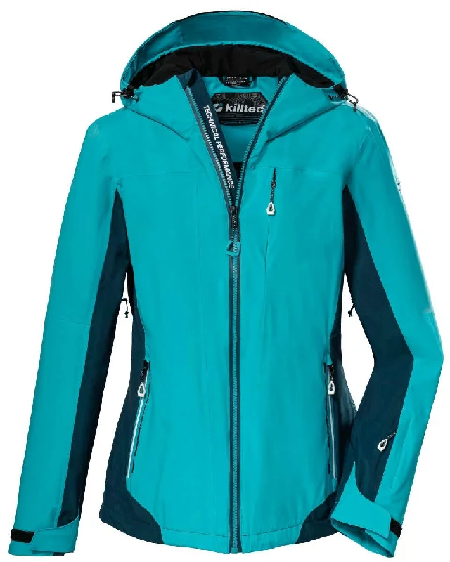 Killtec Women's KOW 104 Insulated 2 Tone Jacket 2023 Oversized Jacket Tailored Jacket Straight Jacket