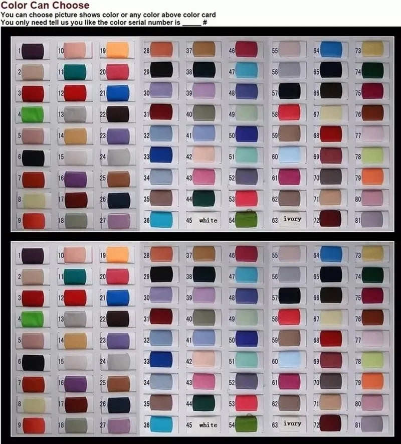 Custom colors from color chart