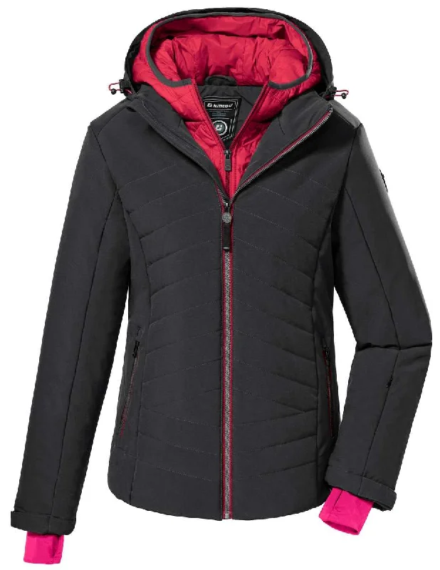 Killtec Women's KSW 112 Quilted Jacket 2022-2023 Notch Collar Peter Pan Collar Cowl Neck