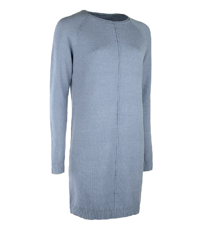 ALICE  SWEATER DRESS - Robe - Vista Glossy Satin Silk