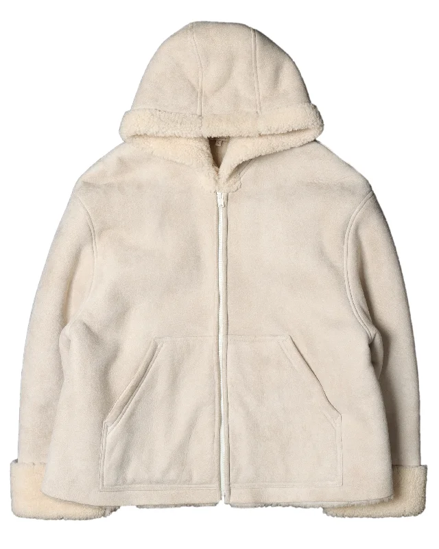 Season 5 Short Shearling Leather Jacket Faux Fur Jacket Real Fur Jacket Shearling Jacket