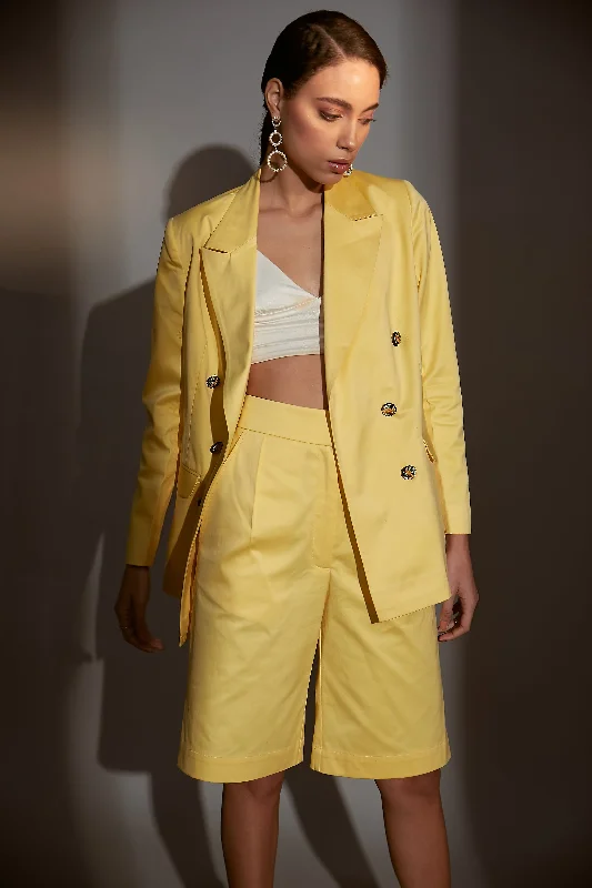Canary Blazer and Shorts Women's Party Jacket