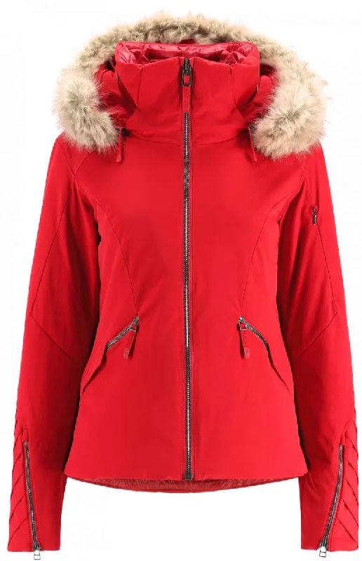 Spyder Ladies Pinnacle GORE-TEX Infinium Faux Fur Jacket 2023 Zip Front Button Front Snap Front Spyder Ladies Pinnacle GORE-TEX Infinium Faux Fur Jacket 2023 Zip Front Button Front Snap Front