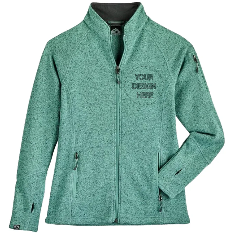 Storm Creek® Women's Recycled Overachiever Sweaterfleece Jacket Cable Knit Ribbed Knit Lace Knit