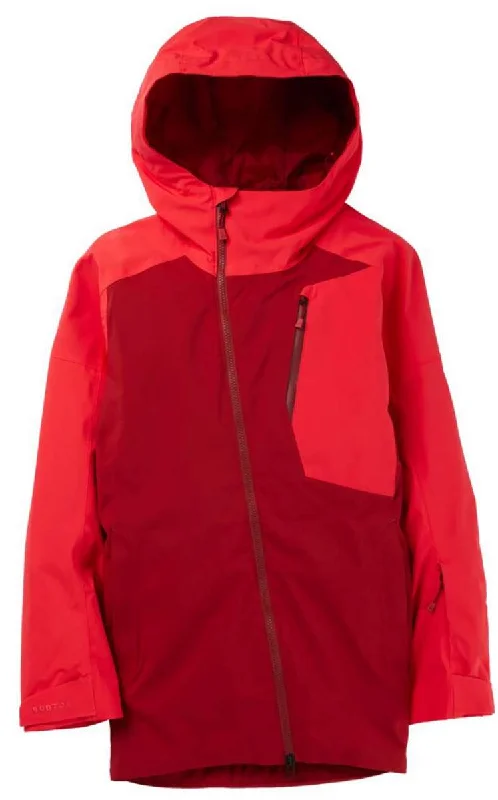 Burton Ladies Pyne Shell Jacket 2023 Tiered Jacket Buttoned Jacket Zippered Jacket
