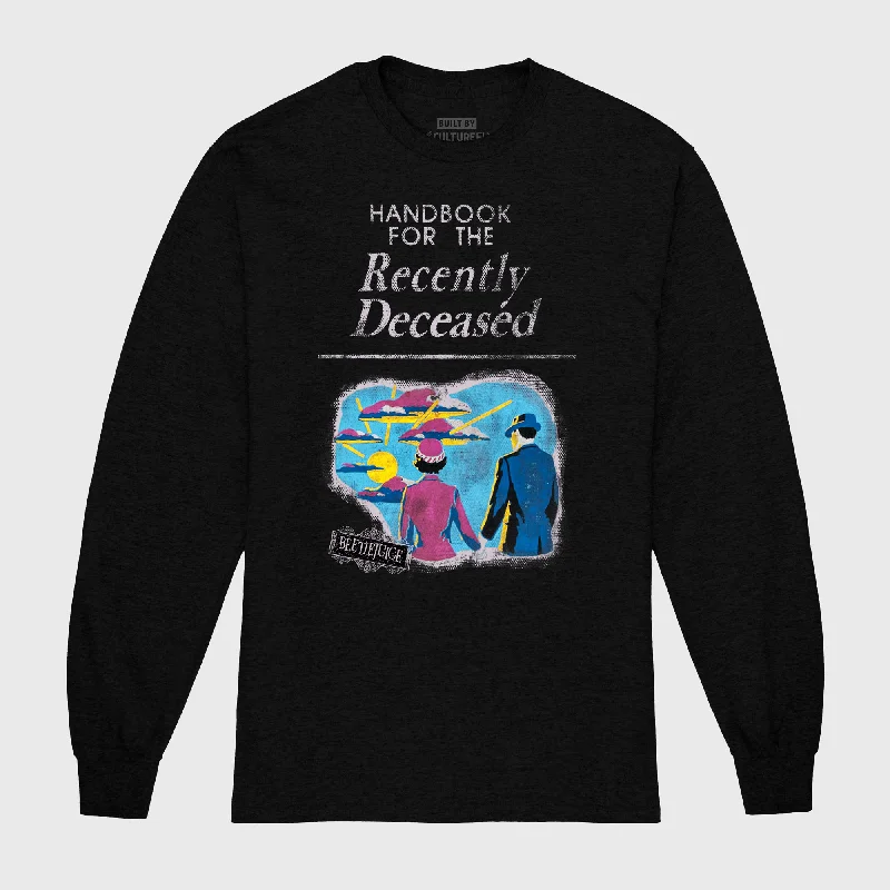 Beetlejuice - Handbook for the Recently Deceased Crewneck Sweater Anti-Pilling Anti-Shrink Durable