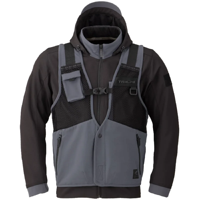 TAICHI RSJ347 OVERLAP MESH PARKA Warm Thick Hooded Parka