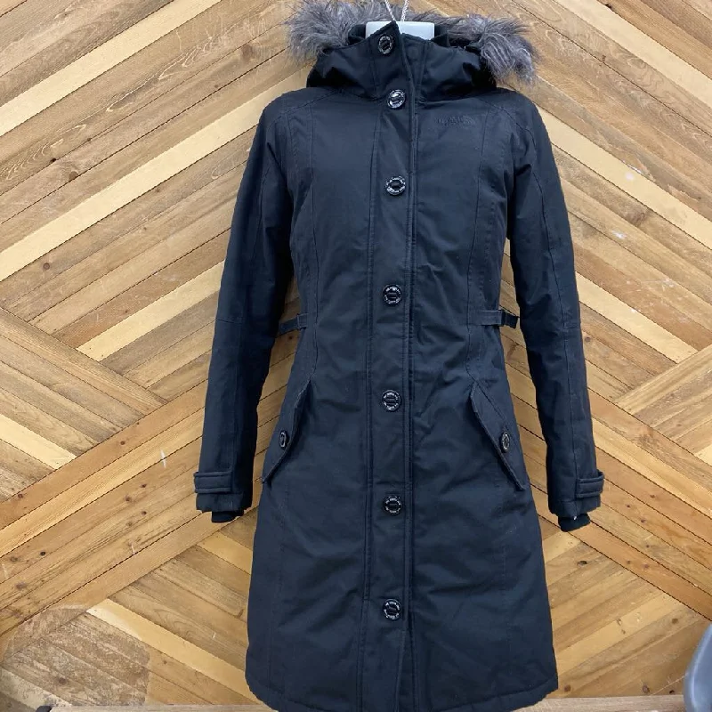 The North Face - Women's Belted Down Parka - MSRP comp $460: Black -women-XS Warm Winter Parka Coat