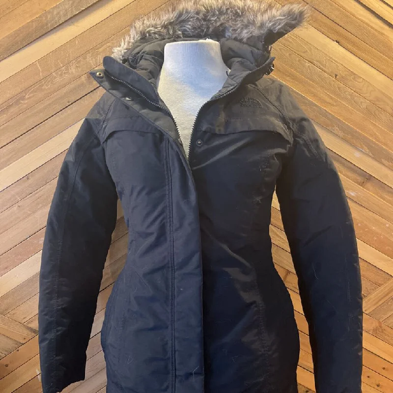 The North Face - women's parka - MSRP comparable $440 : black-women-XS Hooded Puffy Parka Coat