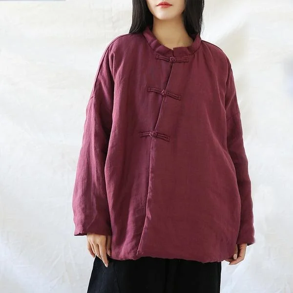 Chinese Style Warm 2020 Winter New Original Vintage Female Parkas Stylish Hooded Parka Jacket