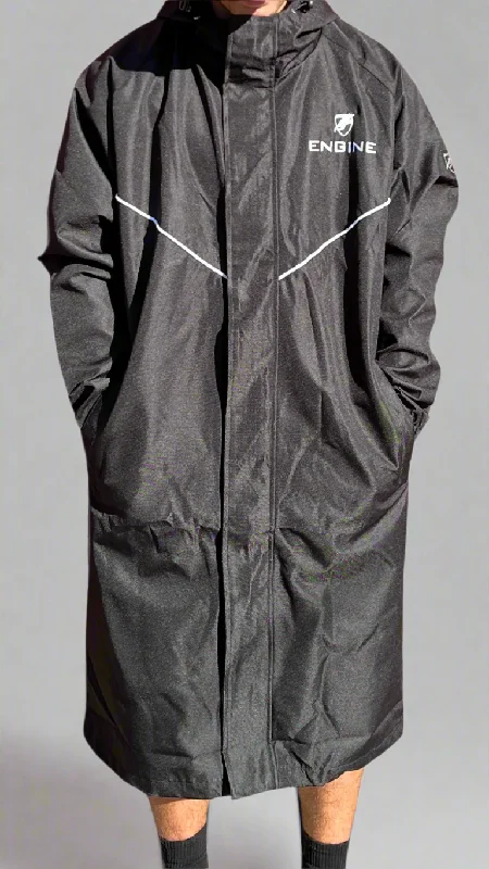 Deck Parka - Lite Trendy Drawstring Parka Coat