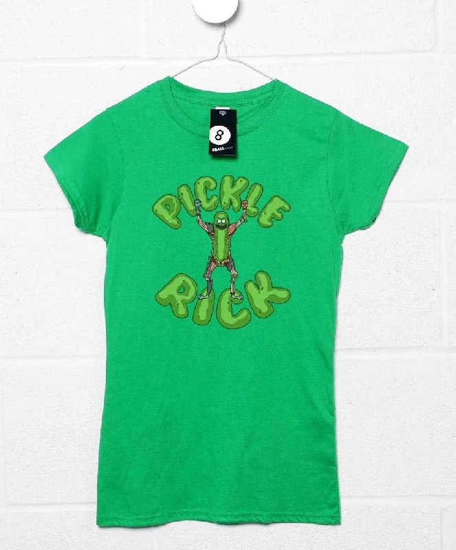 Pickle Rick T-Shirt for Women Casual Formal Business