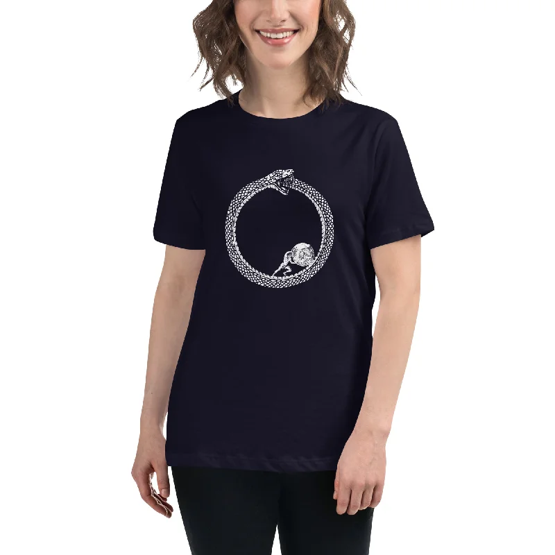 Sisyphus in Ouroboros - Women's T-Shirt Chenille Blend Fleece Blend Nylon Blend