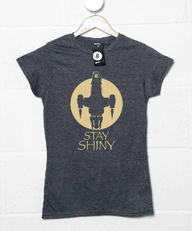Stay Shiny T-Shirt for Women Faux Fur Fabric Real Fur Fabric Shearling Fabric
