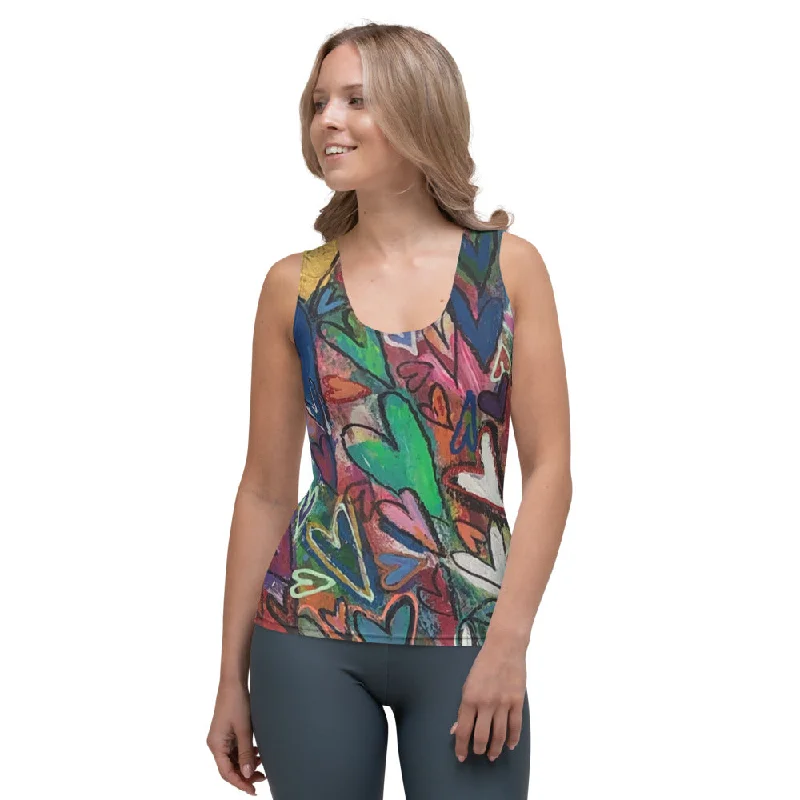 Sublimation Cut & Sew Tank Top "5 Star" cropped tank top