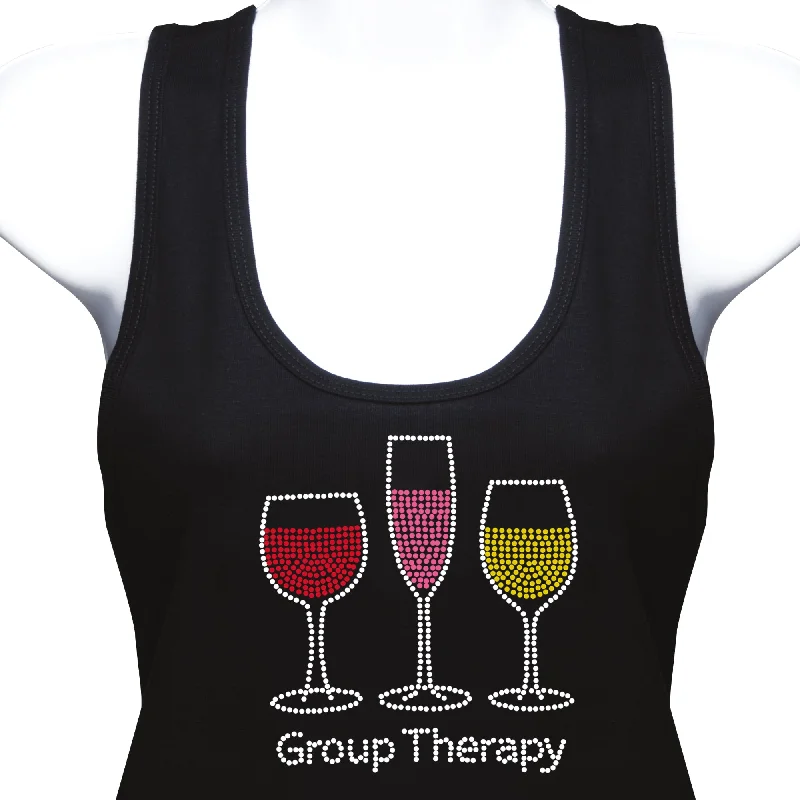 Group Therapy Tank Top *Select Szs. on Sale* low neck tank
